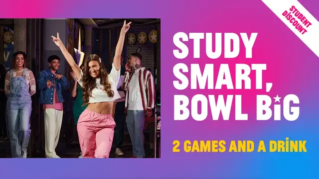 2 games & a drink student deal