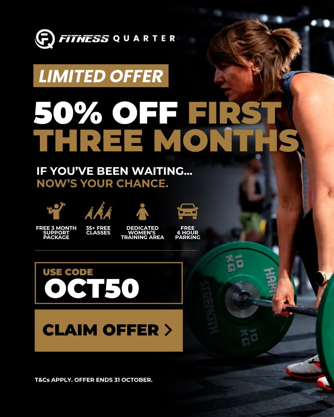 50% off your first 3 months